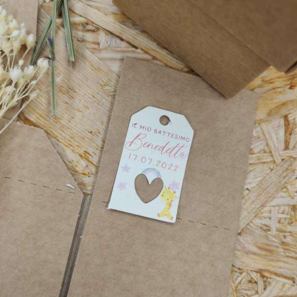 sacchetto confetti battesimo ecofattoart